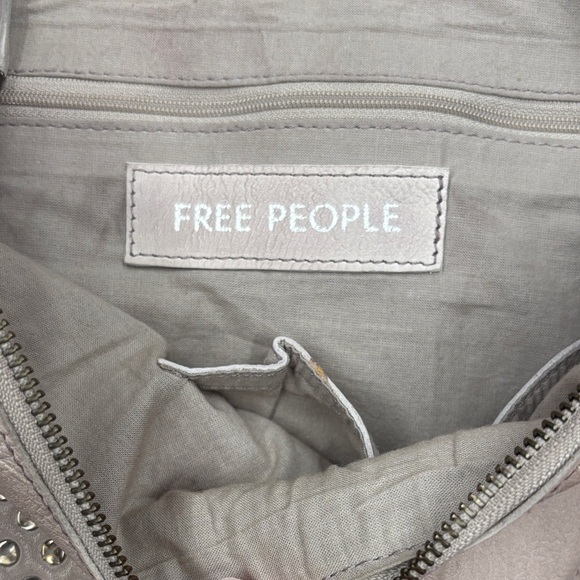 FREE PEOPLE Brand new genuine leather west side studded handbag purse - Picture 3 of 7
